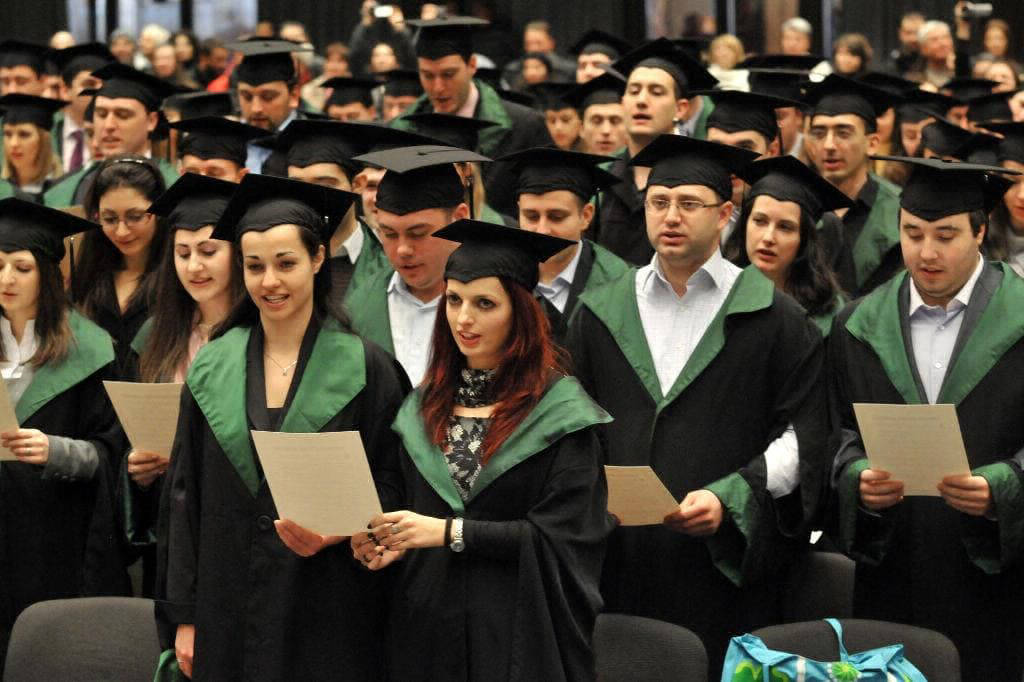 Graduation ceremony of Masters at Medical University Sofia
