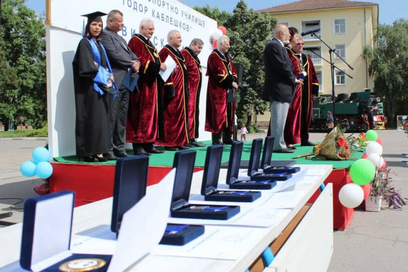 Graduation Ceremony of Masters at Higher School of Transportation Todor Kableshkov Sofia